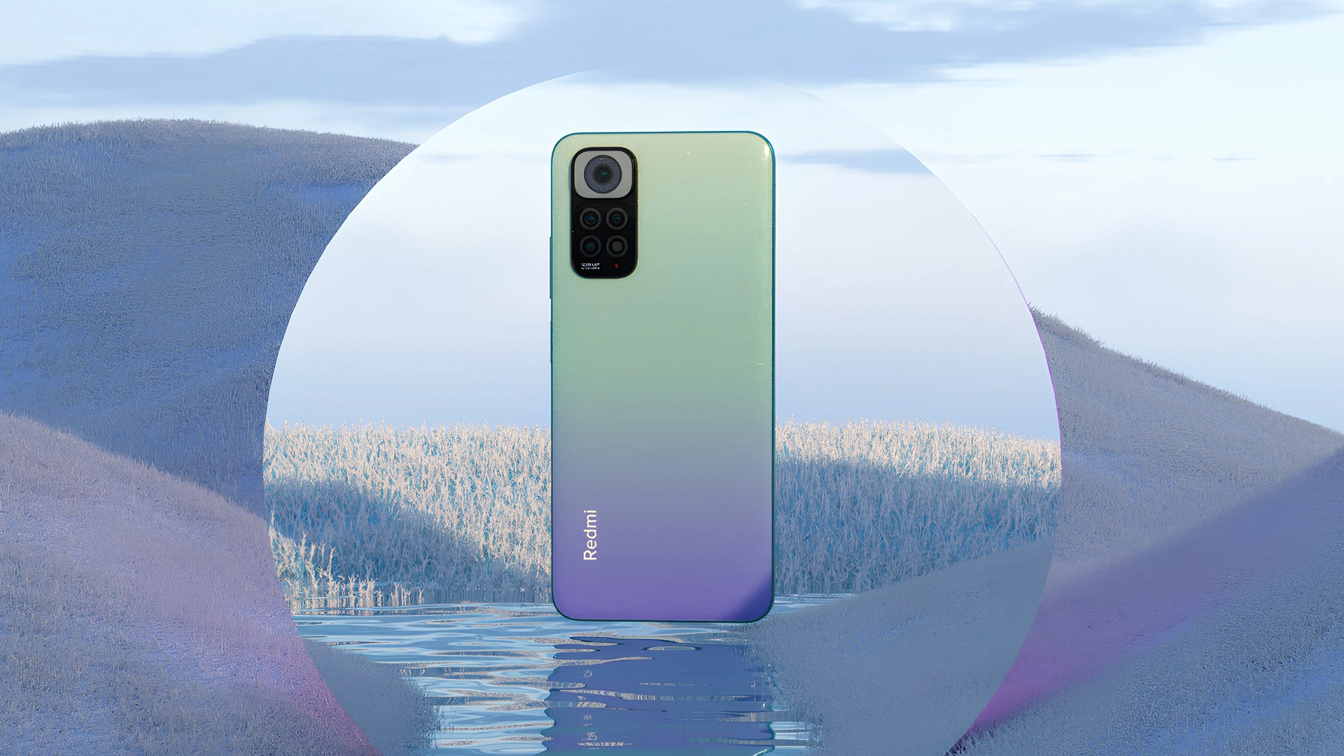 Redmi Note 11S 3D render showcasing multiple color variants by Meanwhile